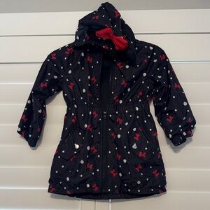 Disney Black and Red Minnie Mouse Raincoat